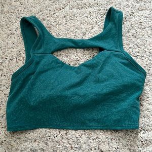 EUC Lululemon Teal Cut-Out Bra